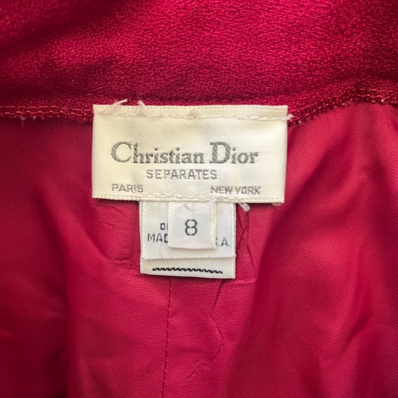 Vintage Christian Dior Separates Wool Pants - Picture 9 of 11
